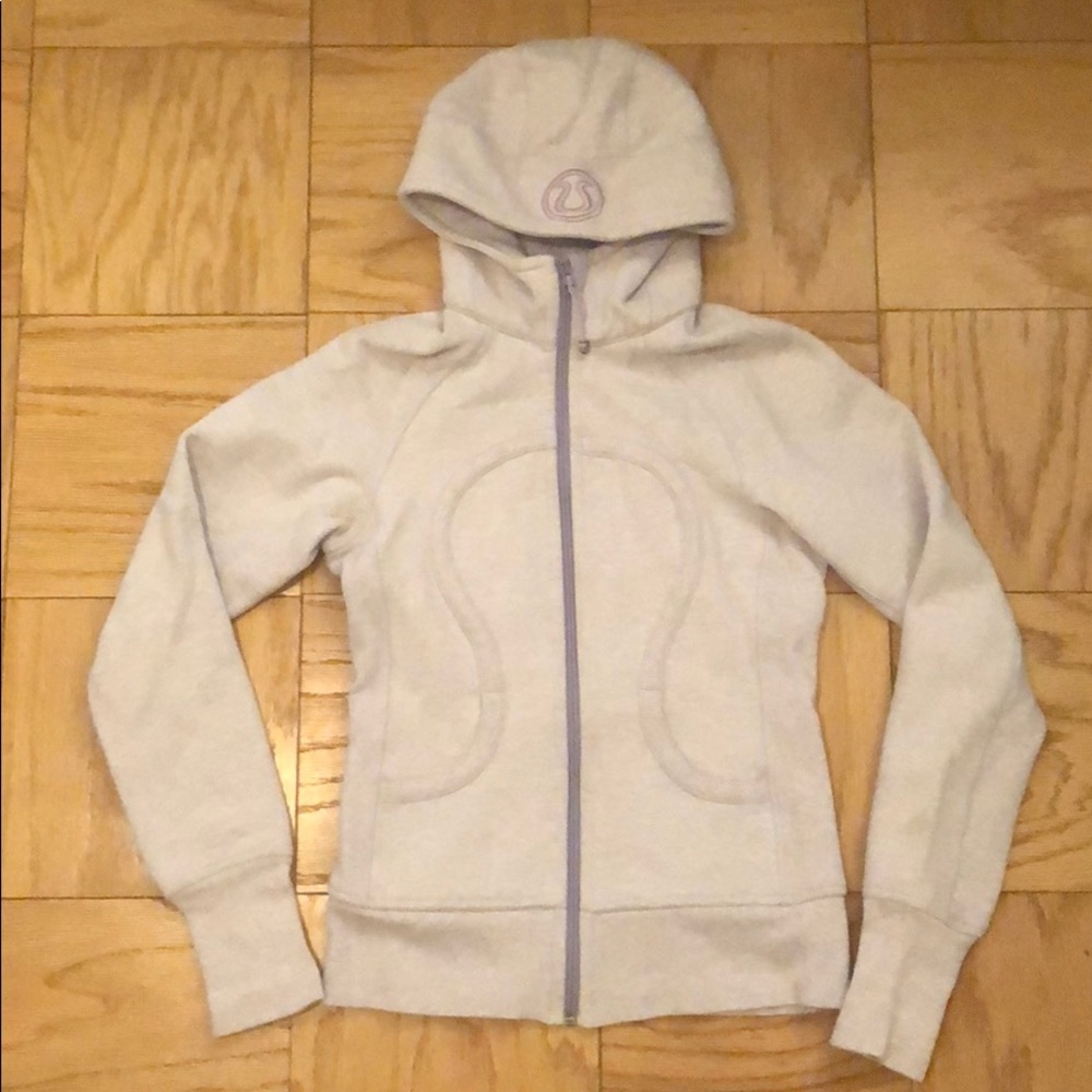 Lululemon heather purple zip jacket size 2